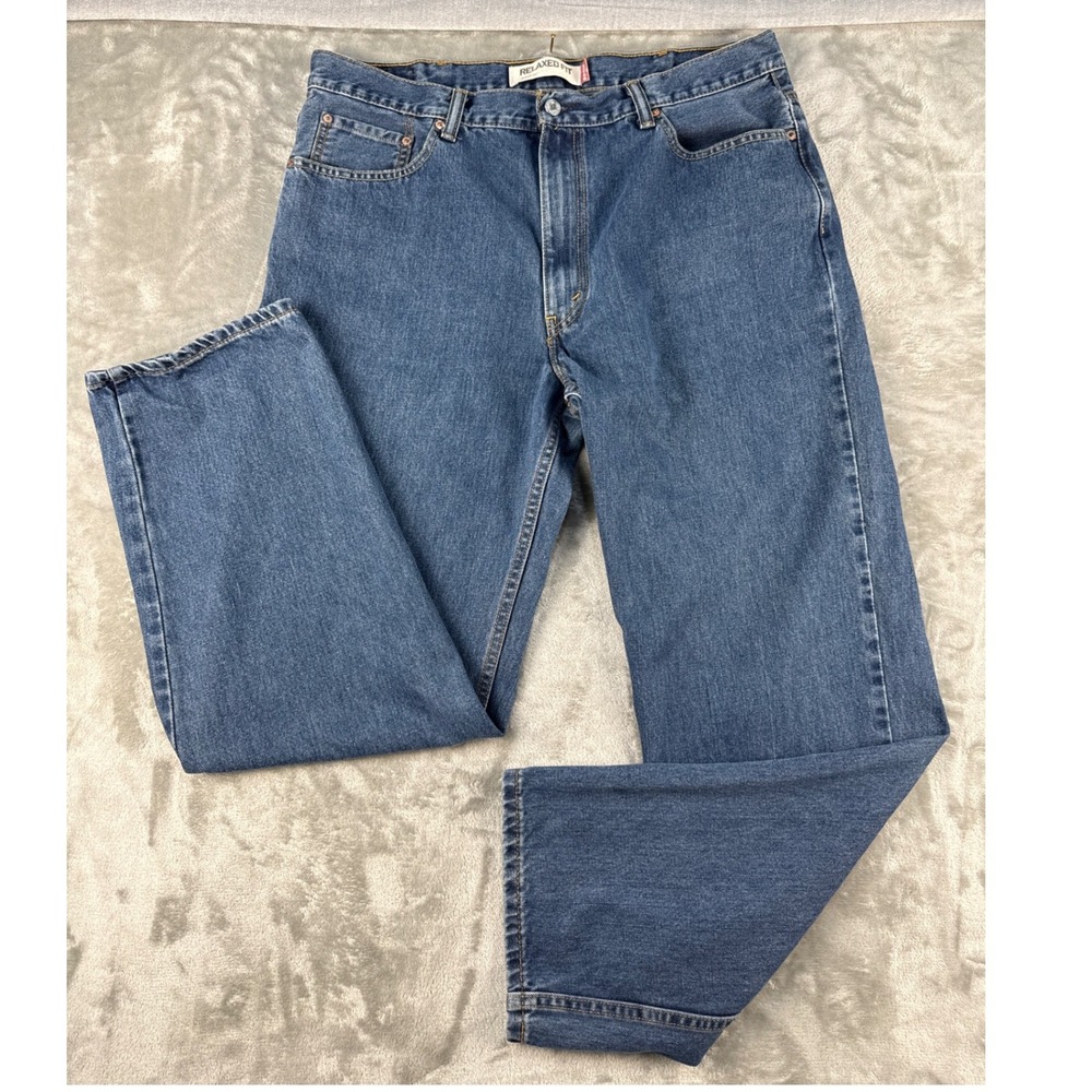 Levi's Jeans Mens 38x32 550 Relaxed Fit Medium Wash Tapered Denim EUC